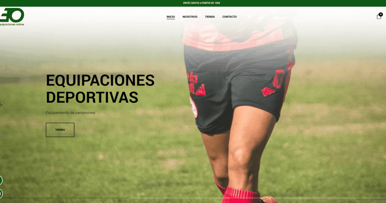 Web de Equipaciones Online