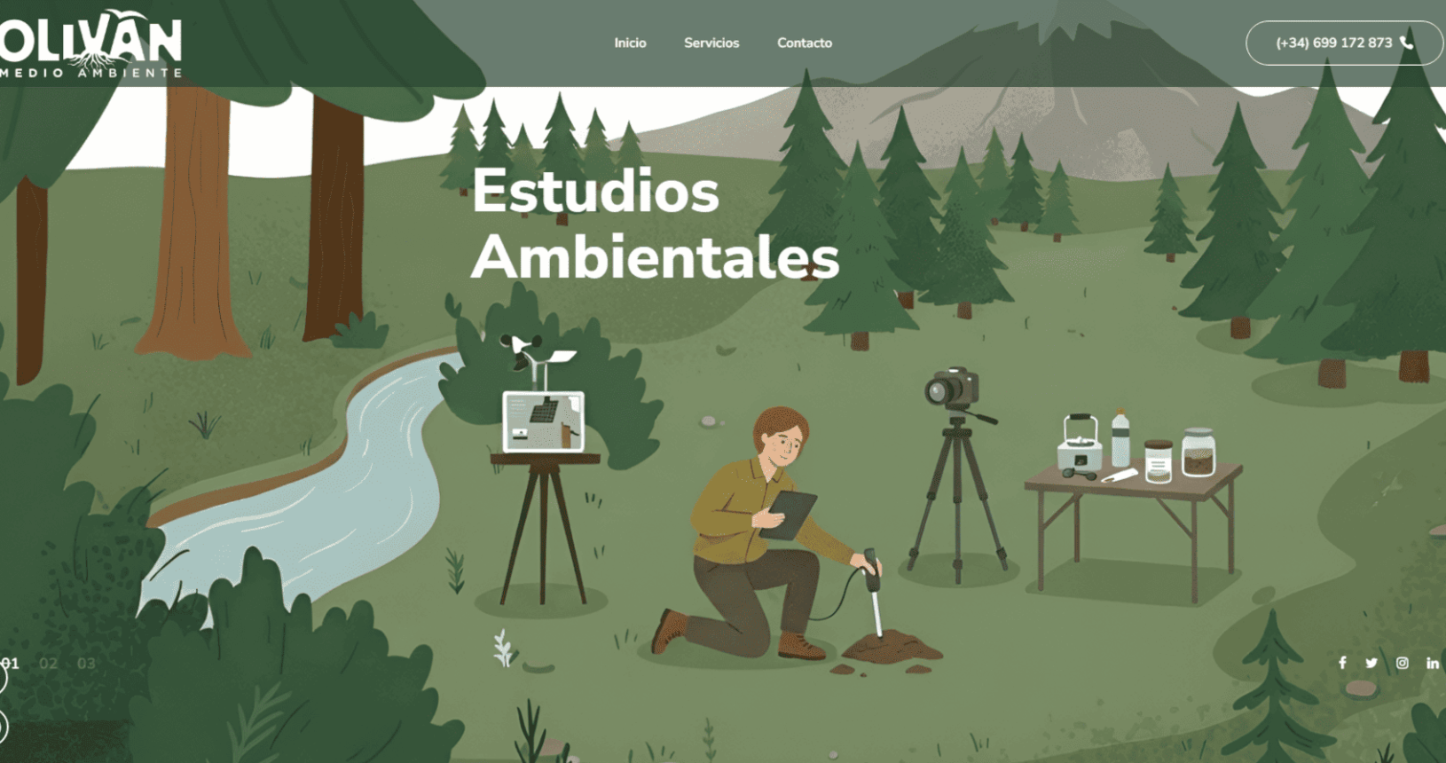 Web de Oliván Medio Ambiente