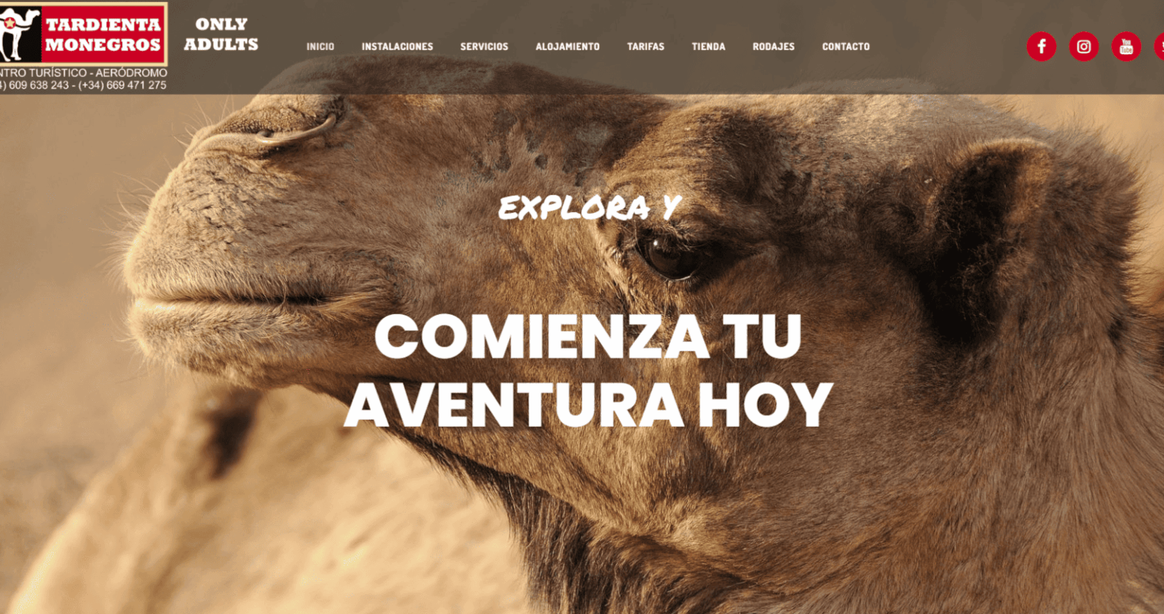 Web de Aeródromo Tardienta Monegros