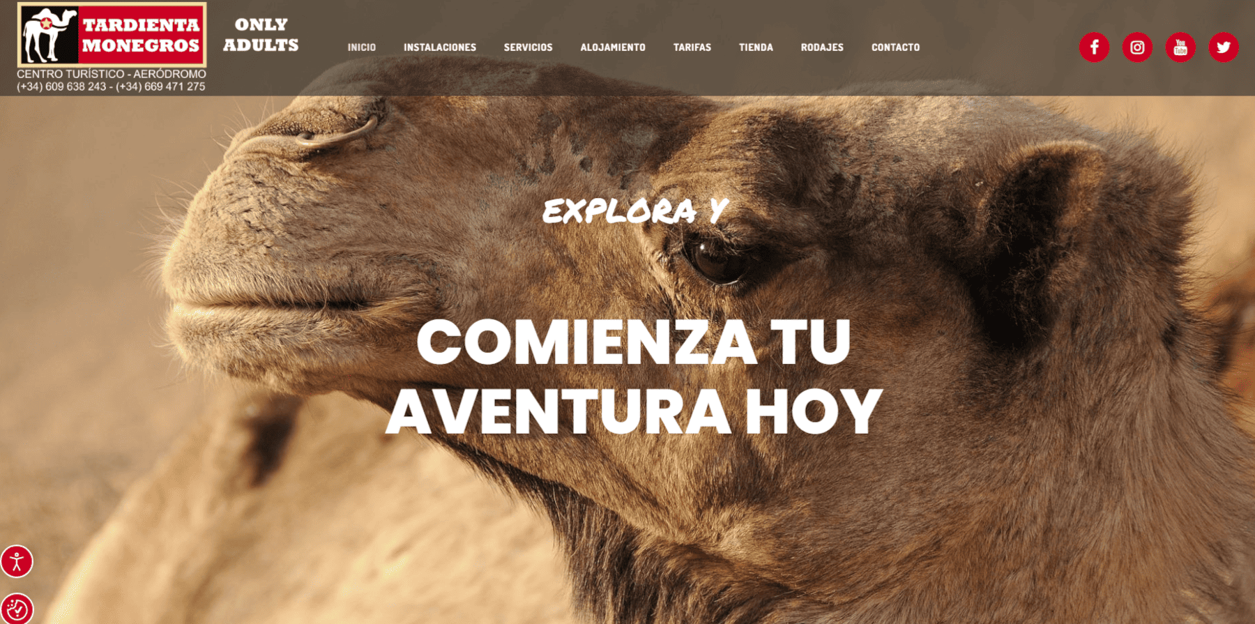 Web de Aeródromo Tardienta Monegros